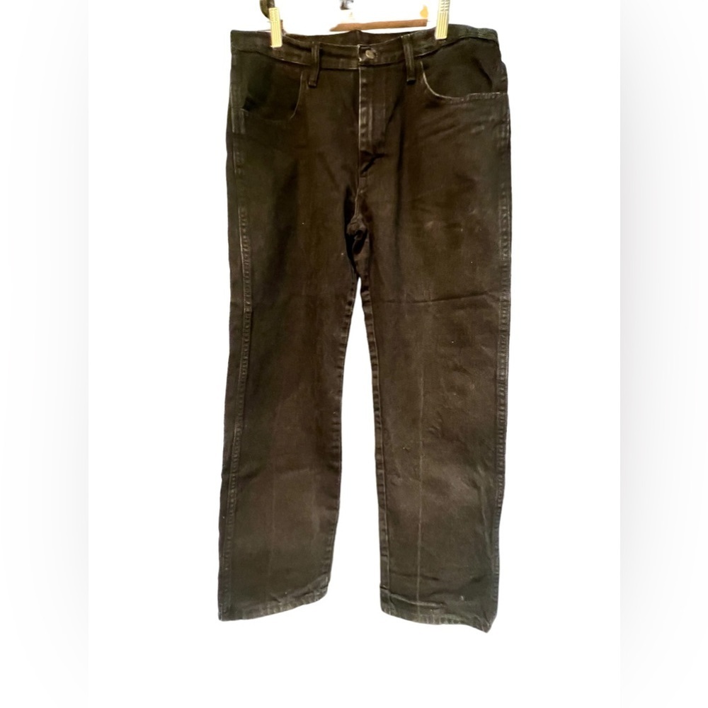 RUSTLER Jeans Black Relaxed Fit Size 34 x 30